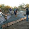 Pouring the 10" thick roof